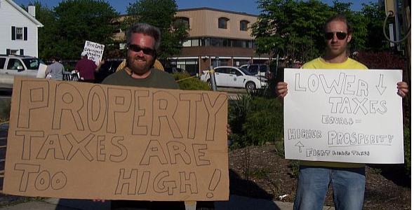 Harford Property Tax Revolt Builds Momentum With Rally Outside Council Chambers